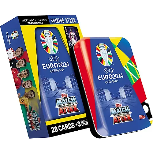 Official Euro 2024 Booster Tin Shining Stars