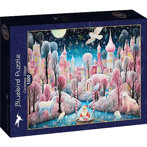 Bluebird Puzzle Weihnachtsdorf - 1000 Teile