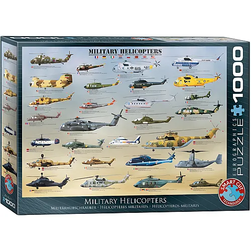 Eurographics Puzzle Milit�r-Hubschrauber - 1000 Teile
