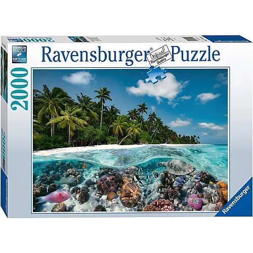 Ravensburger Puzzle Ein Tauchgang auf den Malediven (2000Teile)