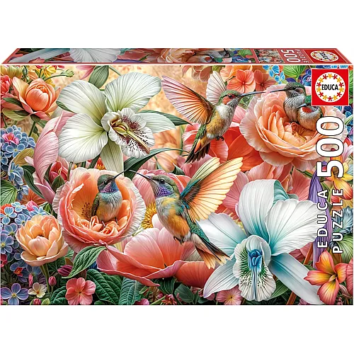 Educa Puzzle Kolibri-Garten (500Teile)