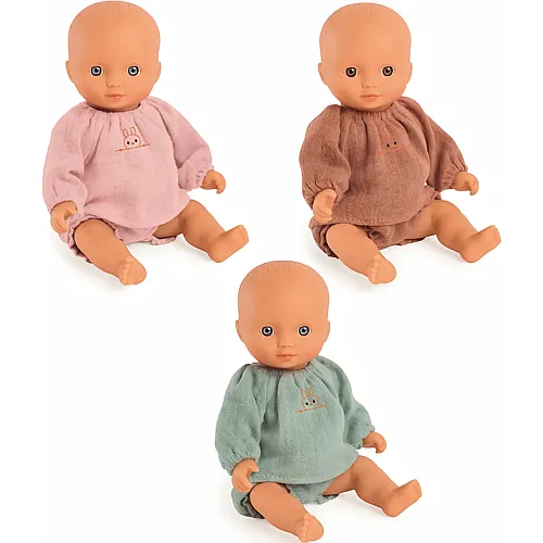 Djeco Display Puppe Mini Lola, Ola, Dina 20cm ass