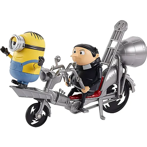Mattel Movie Moments Minions Gru Bike