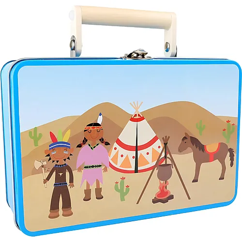 Kinderkoffer Indianer-Set