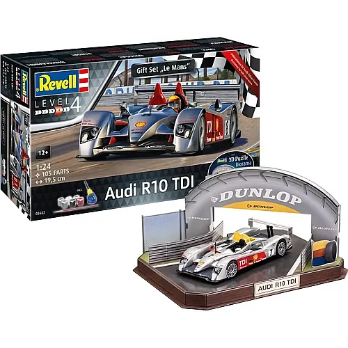 Revell Gift Set Audi R10 TDI Le Mans + 3D Puzzle Diorama