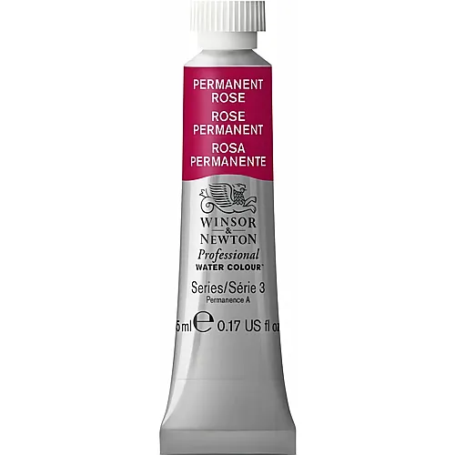 Winsor & Newton W&n Prof. Water Colour 5ml Tube Permanentrosa