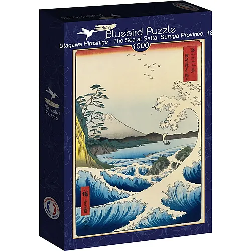 Bluebird Puzzle Utagawa Hiroshige The Sea at Satta, Suruga Province, 1859 - 1000 Teile