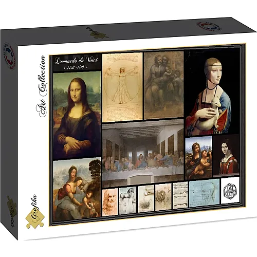 Grafika Puzzle Art Collection Leonardo da Vinci - Collage - 2000 Teile