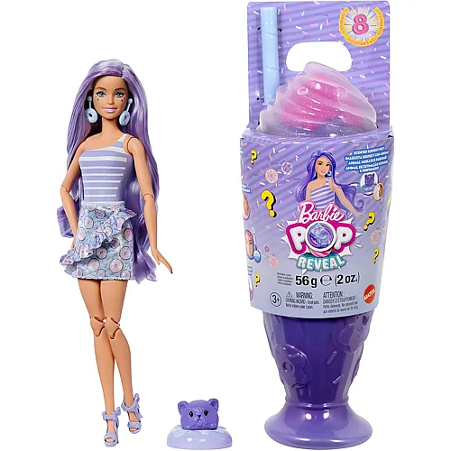 Barbie Pop Reveal Set aus Modepuppe und Zubeh�r Violett