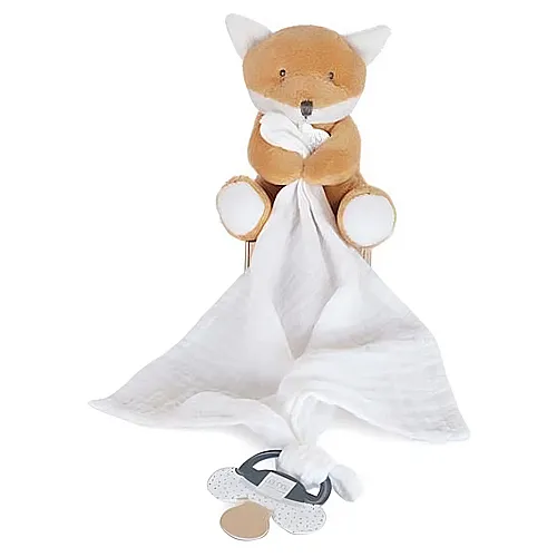 Doudou et Compagnie Fuchs Schmusetuch & Schnullerhalter - 12 cm