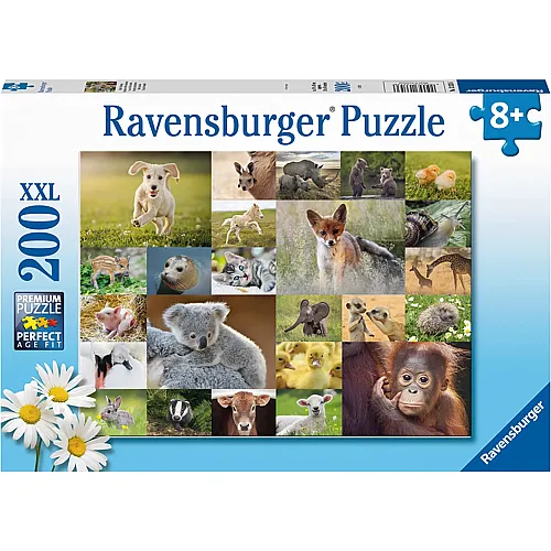 Ravensburger Puzzle Ssse Tierbabys (200XXL)