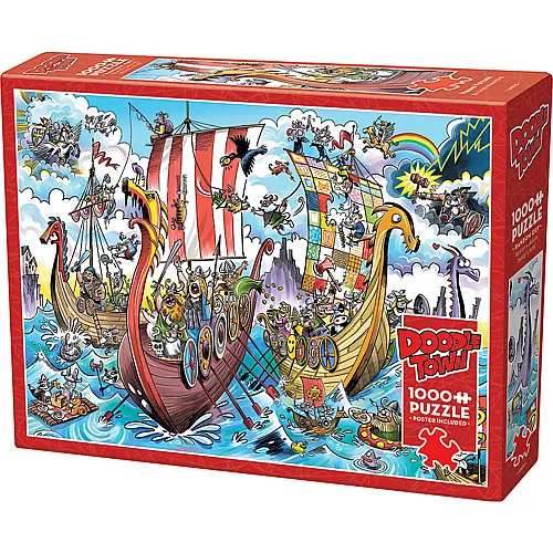 DoodleTown: Viking Voyage 1000Teile