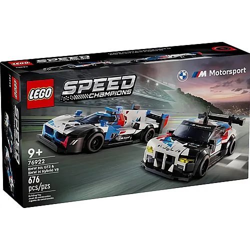 LEGO Speed Champions BMW M4 GT3 & BMW M Hybrid V8 Rennwagen (76922)