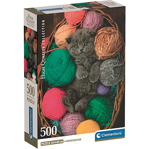 Fluffy Kitten - 500 Teile