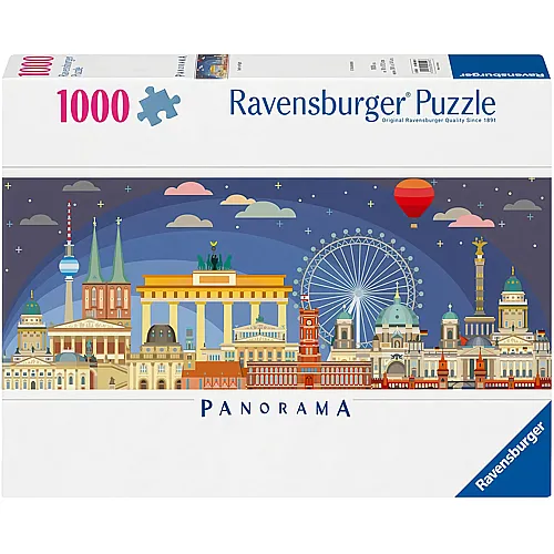 Ravensburger Puzzle Panorama Nachts in Berlin - 1000 Teile
