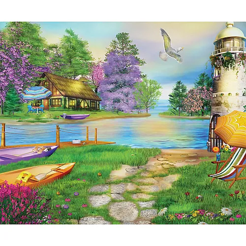 SunsOut Puzzle Caplyn Dor Seagull Bay - 1000 Teile