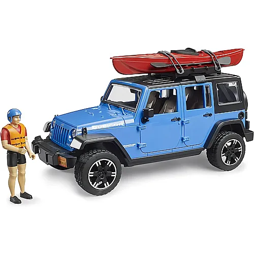 Jeep Wrangler Rubicon mit Kajak und Figur