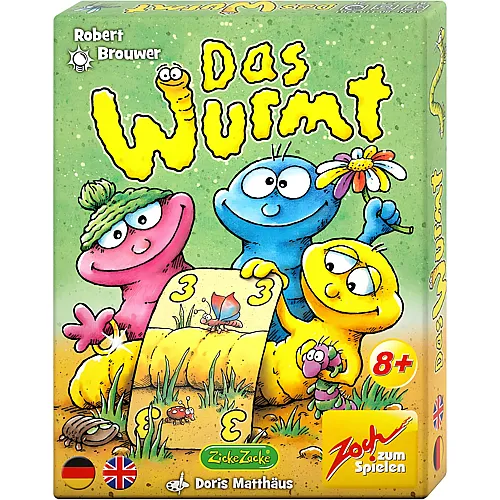 Das wurmt  lustiges Wurm-Anlegespiel