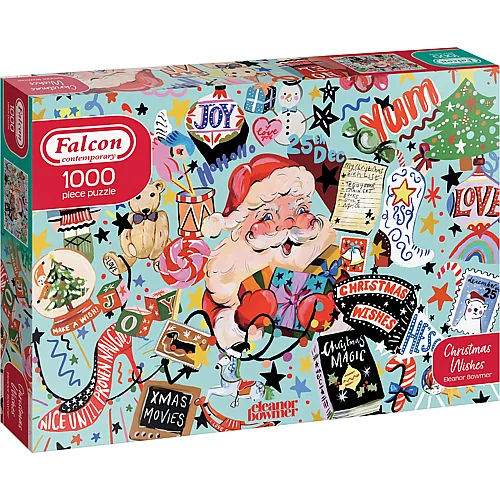 Falcon Puzzle Weihnachtsw�nsche (1000Teile)