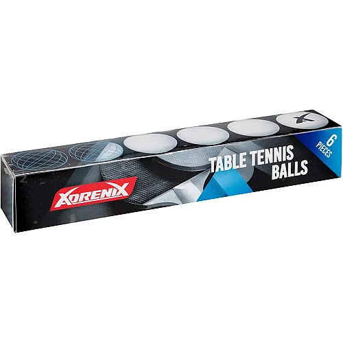 Toi-Toys Adrenix Tischtennisb�lle, 6 Stk.