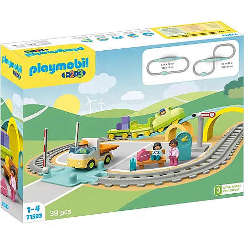 PLAYMOBIL 1.2.3 Gro�e Eisenbahn 71593
