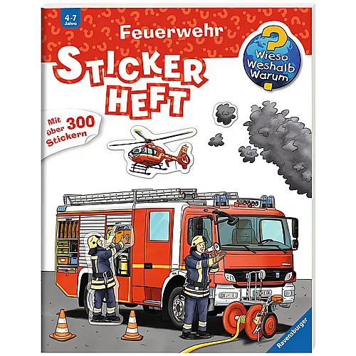Ravensburger Stickerheft Feuerwehr