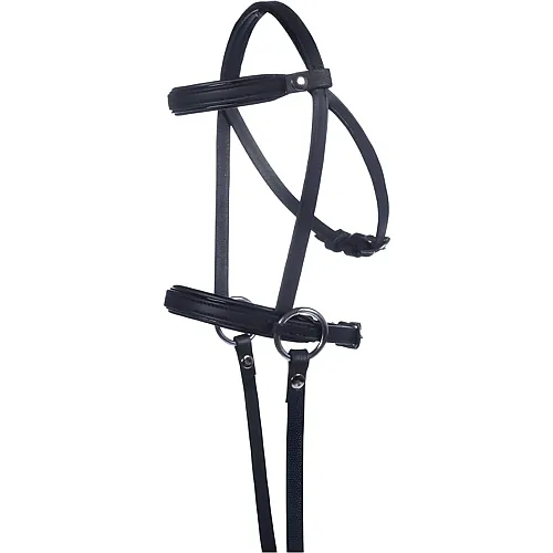 HKM Kids Trense Hobby Horsing Schwarz