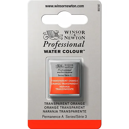 Winsor & Newton W&n Prof. Water Colour 1/2 N�pfchen Orange Transparent