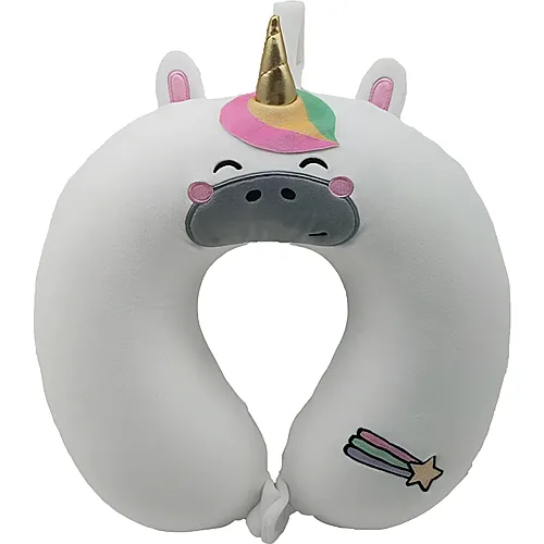 Pl�sch-Reisekissen Einhorn 2 in 1