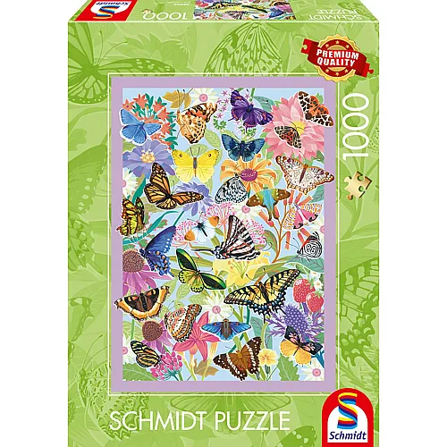 Schmidt Puzzle Schmetterlingstreiben - 1000 Teile