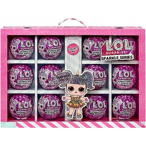 12er-Pack Glitzer-Puppen mit �ber 80 �berraschungen
