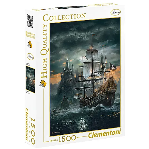 Clementoni Puzzle High Quality Collection Piratenschiff (1500Teile)