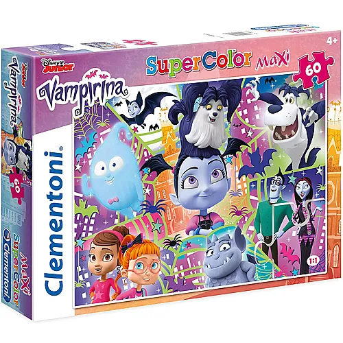 Clementoni Puzzle Supercolor Maxi Vampirina - 60 Teile