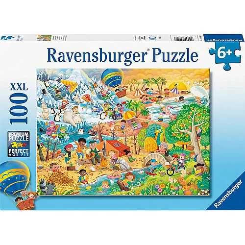 Ravensburger Puzzle Die 4 Jahreszeiten - 100 Teile