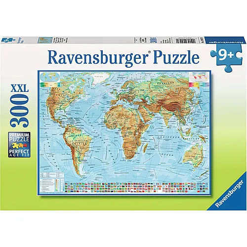 Ravensburger Puzzle Politische Weltkarte (300XXL)