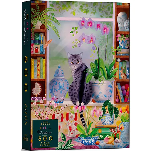 Elena Essex Puzzle Katze im Fenster - 500 Teile