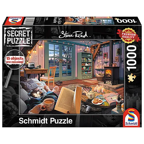 Schmidt Puzzle Steve Read Secret Im Ferienhaus (1000Teile)