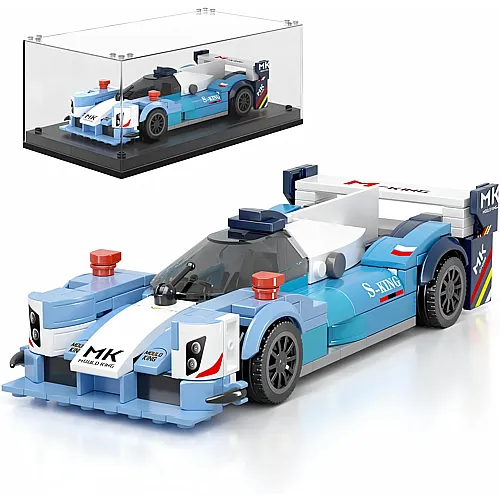 Mould King Speed Champion IX Supersportwagen mit Acryl Vitrine 27099