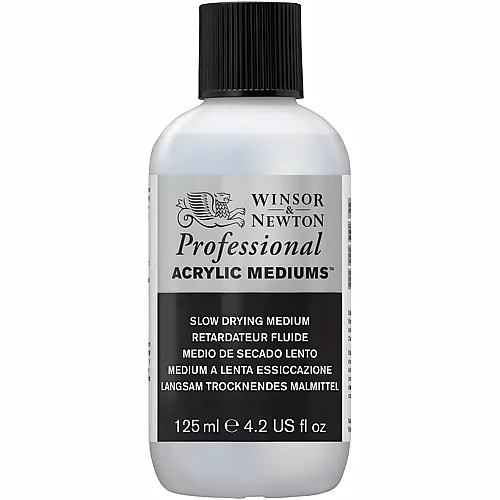 Winsor & Newton W&n Prof. Acryl Malmittel Langsam Trocknendes Medium 125ml F