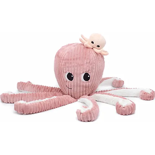Filou die Oktopus-Mama mit Baby - 65 cm