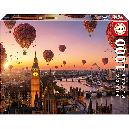 Educa Puzzle London in Bloom - 1000 Teile