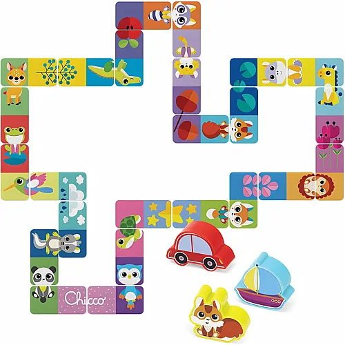 Chicco Montessori 2in1 Domino-Spielset f�r Kleinkinder