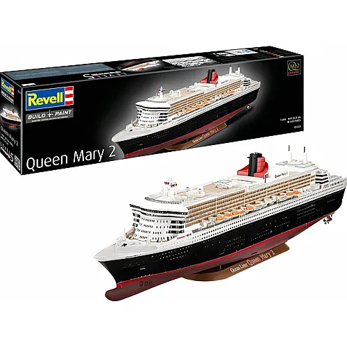 Revell Model Kit Queen Mary 2 1/400 - 550 Pieces
