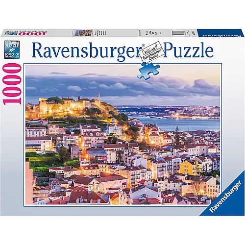 Ravensburger Puzzle Lissabon & Sao Jorge Castle - 1000 Teile