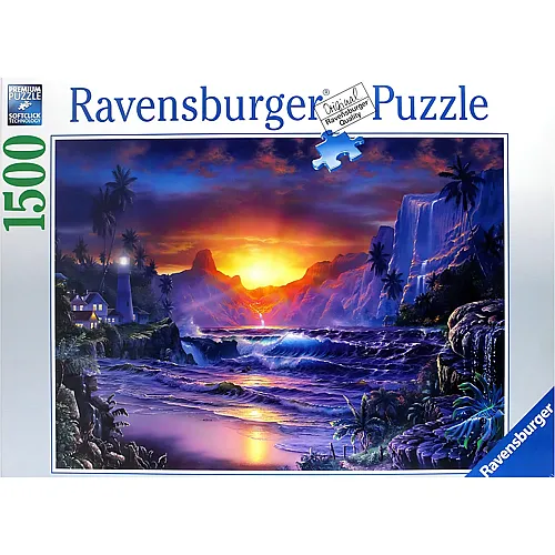 Ravensburger Puzzle Sonnenaufgang im Paradies - 1500 Teile