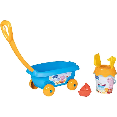 Handwagen mit Sandeimergarnitur Peppa