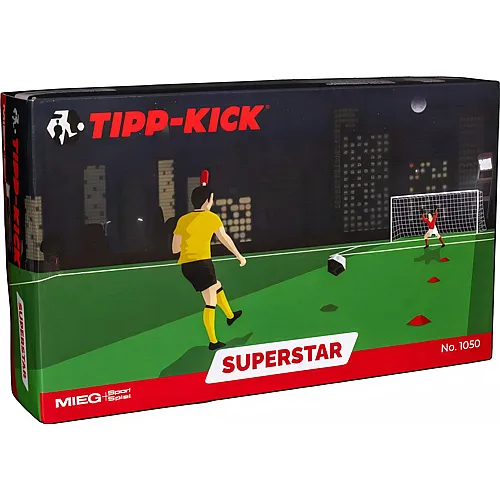 Tipp-Kick Super Star Spielfeld 64x22cm aus Filz