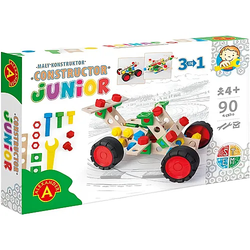 Alexander Constructor Junior 3in1 Buggy Bauset - 90 Teile