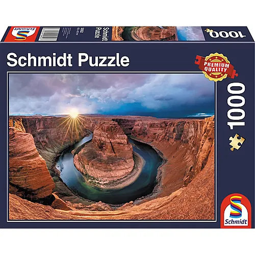 Schmidt Puzzle Glen Canyon Horseshoe Bend Colorado River (1000Teile)