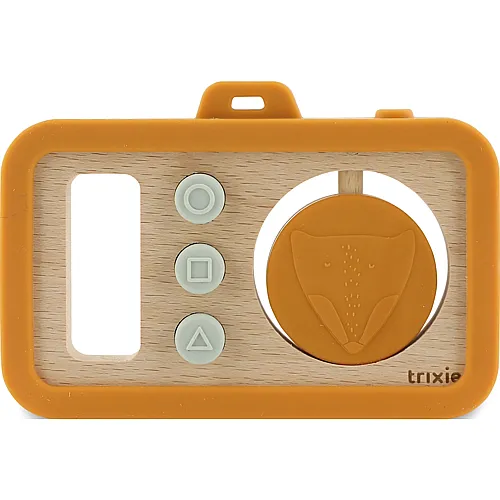 Trixie Babykamera aus Holz & Silikon Fuchs